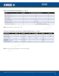 C543A-WMN-CCCKK141 Datasheet Page 2