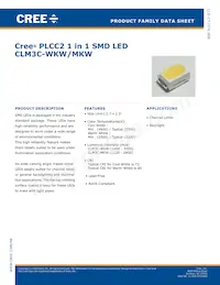 CLM3C-MKW-CWBXB513 Datasheet Cover