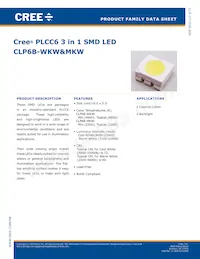 CLP6B-MKW-CB0D0513 Datasheet Cover