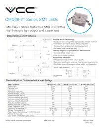CMD28-21VYC/TR8 Datasheet Cover