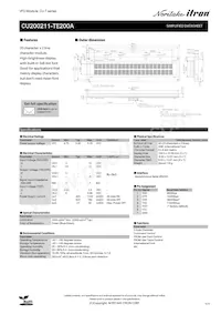 CU200211-TE200A Datasheet Cover