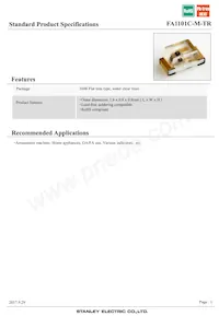 FA1101C-M-TR Datasheet Copertura