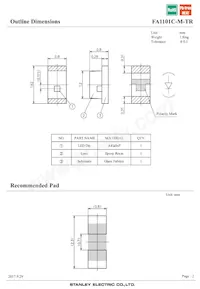 FA1101C-M-TR Datasheet Pagina 2