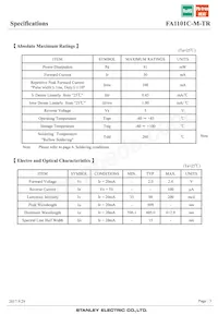 FA1101C-M-TR Datasheet Pagina 3