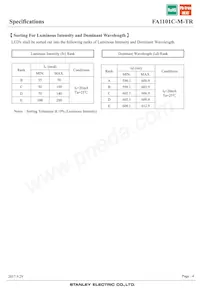 FA1101C-M-TR Datasheet Pagina 4