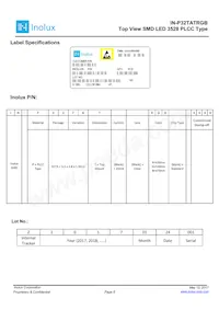 IN-P32TATRGB 데이터 시트 페이지 6