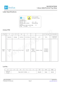 IN-P55TATRGB數據表 頁面 8