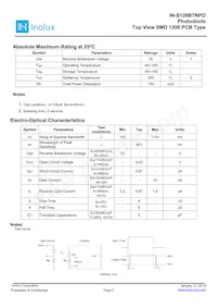 IN-S126BTNPD Datasheet Page 2