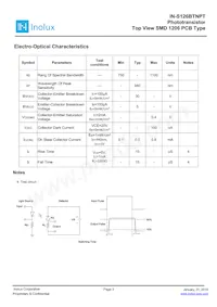 IN-S126BTNPT Datasheet Page 3