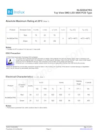 IN-S85DATRG Datasheet Page 2