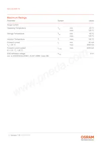 KB CSLNM1.14-3V6A-46-0-S Datasheet Pagina 3