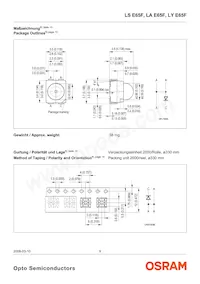 LA E65F-CADA-24-3B5A-Z Datasheet Pagina 9