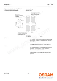 LA ETSF-AABA-24-1-50-R18-Z Datasheet Page 12