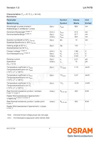 LA P47B-T2V1-24-1-Z Datasheet Pagina 4