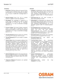 LA T67F-U2AB-24-1-Z Datasheet Page 19