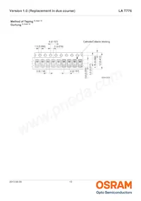 LA T776-R1S2-1 Datasheet Pagina 13