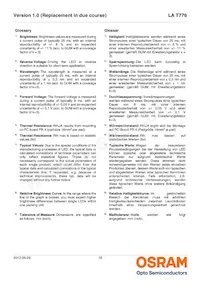 LA T776-R1S2-1 Datasheet Pagina 18