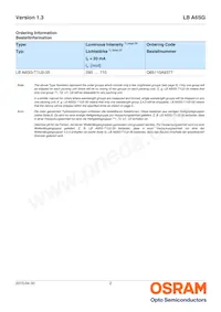 LB A6SG-T1U2-35 Datasheet Pagina 2