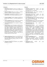 LB L293-L2N1-25-1 Datasheet Pagina 20