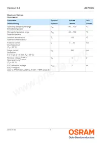 LB P4SG-S2U1-35-1 Datasheet Page 3