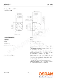 LB T64G-V1CA-59-0-20-R33-Z Datasheet Page 13