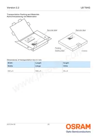 LB T64G-V1CA-59-0-20-R33-Z數據表 頁面 20