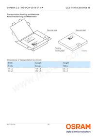 LCB T67S-P2R2-2J8L-1-10-R18-Z 데이터 시트 페이지 20