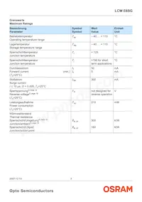 LCW E6SG-U2AB-Q3R5-Z Datasheet Page 3