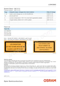 LCW E6SG-U2AB-Q3R5-Z Datenblatt Seite 17