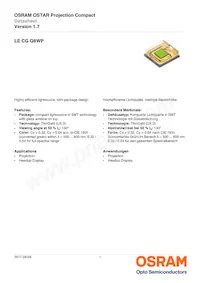 LE CG Q8WP-6P5Q-2-0-A40-R18-ZI Datasheet Cover