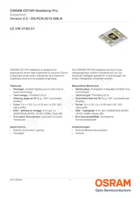 LE UW U1A2 01-6P5Q-EBVF68EBZB6 Datasheet Copertura