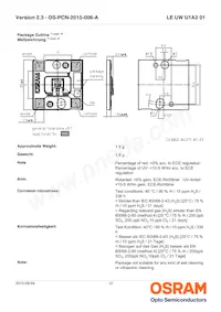 LE UW U1A2 01-6P5Q-EBVF68EBZB6 Datasheet Pagina 12