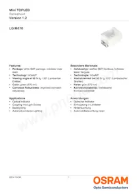 LG M676-N2Q1-24-Z Datasheet Cover