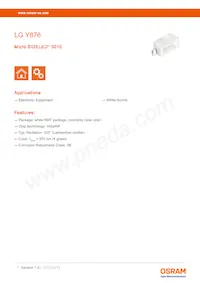 LG Y876-P1Q2-24-Z Datasheet Cover
