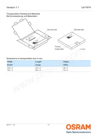 LH T674-M1P2-1-Z數據表 頁面 17