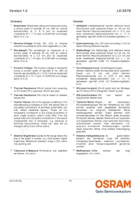 LO E67B-U2AA-24-1-Z Datasheet Pagina 18