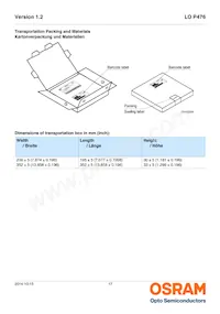 LO P476-R2T1-24-Z Datasheet Page 17