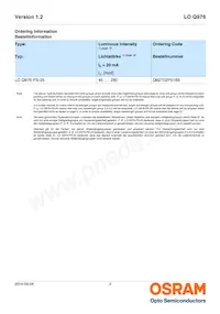 LO Q976-PS-25-0-20-R18 Datasheet Page 2