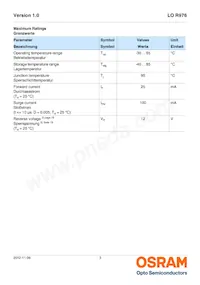 LO R976-PS-1 Datasheet Pagina 3