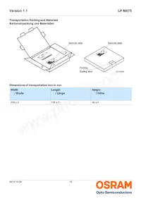 LP M675-M2P1-25-Z Datasheet Page 16