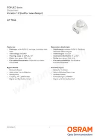 LP T655-Q1R2-25-Z Datasheet Cover