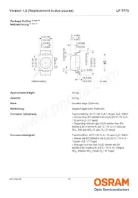 LP T770-G2J2-1-0-10-R18-Z Datasheet Pagina 10