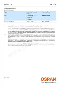 LR T67F-U1AA-1-1-Z Datasheet Pagina 2