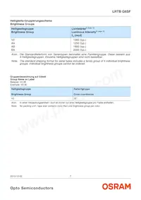 LRTBG6SF-V2BA-3E7F-0-0-ZP Datasheet Page 7
