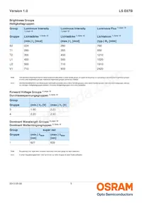 LS E67B-S2V1-1-1-Z Datasheet Pagina 5
