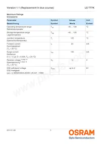 LS T77K-J1K2-1-Z Datasheet Page 3