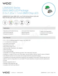 LSM0805543V Datasheet Cover