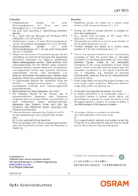 LSY T675-R1S2-1-0+S1U2-35-0-30-R18-Z Datasheet Page 15