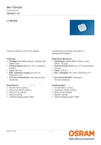 LT MTSG-V2CA-35-1 Datasheet Cover