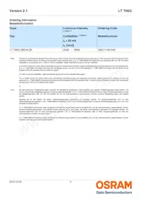 LT T66G-BBDA-29-0-20-R33-Z Datasheet Page 2